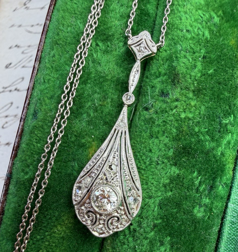 Collier 585 gold platin - 585, gold,