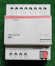ABB AT/S 6.6.1 i-bus® EIB / KNX Schaltaktor, 6fach, 6A, REG