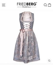 Dirndl XXL grau / rosa *