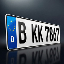1 Kfz Kennzeichen  520x110mm