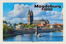 Holzschild 20x30 cm Magdeburg