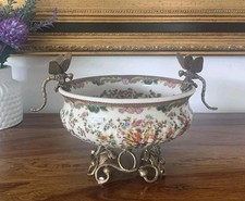 Schale Porzellan Bronze