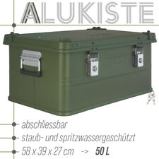 Aluminium Box mit Deckel Grün
