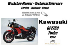 Kawasaki GPZ750 GPZ 750 Turbo