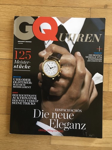 Uhren magazin februar - gq,