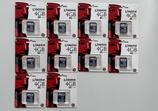 10x Kingston 4GB SDHC |