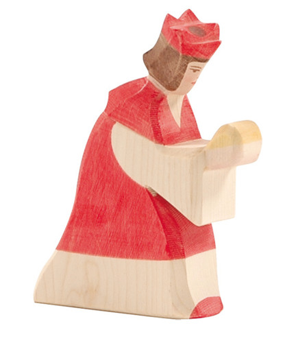Ostheimer könig rot holzfigur - ostheimer,