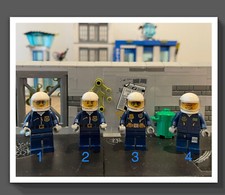 LEGO Polizei Minifiguren zur AUSWAHL (Motorrad/Pilot) *gebraucht*