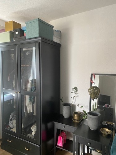 Schrank ikea schwarzes - schrank, zu