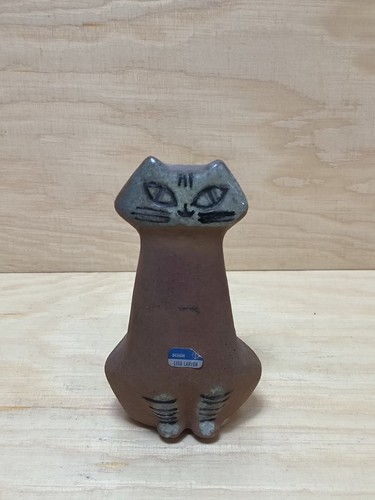 Steinzeug keramik katzen figur - steinzeug,
