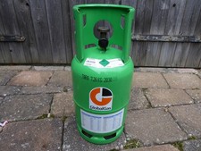 Leere Kältemittelflasche Gasflasche R134a  12 kg geprüft bis 2030