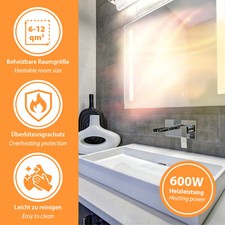 Infrarot Spiegelheizung LED