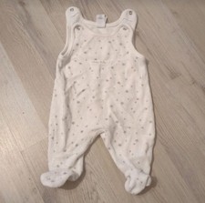 Strampler Weiss Sterne Baby