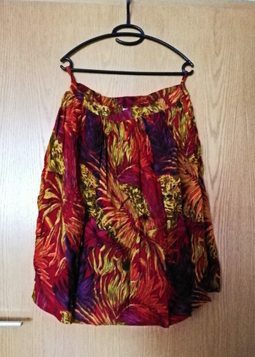 Damen rock mehrfarbig florales - mehrfarbig,