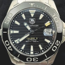 TAG Heuer Aquaracer WAY211A.BA0928 schwarzes Gehäuse: 40 × 46 mm gebrauchte H...