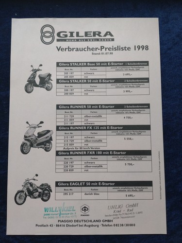 Gilera stalker base - gilera,