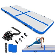 5M Aufblasbar Turnmatte Air Track Matte Tumbling Yoga Gymnastikmatte mit Pumpe