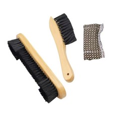 3-teiliges Billardtischbürste Reinigungsset mit Massivholz für Snookertisch