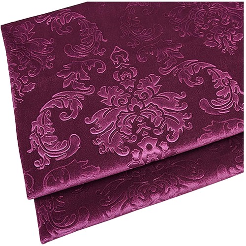 Samtstoff polyester deep rose - samtstoff,