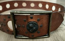 UNIKAT! Diesel Gürtel 85cm Braun Hüftgürtel Leder