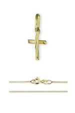 ECHT 333 Gold 8 Karat Kreuz Anhänger Kreuzanhänger Kommunion Konfirmation Kette