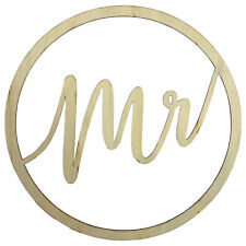 Holz Schild Mr Hochzeit Mr &