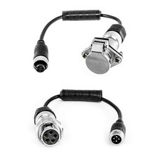 Carmedien Kabelset CM-RAD trennbar für Rückfahrkamera am Anhänger Caravan Kamera