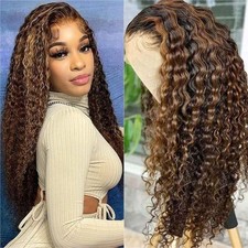 Deep curly echthaar - echthaar, perücke