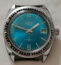 LORENZ Vintage Uhr Handaufzug. Funktioniert 