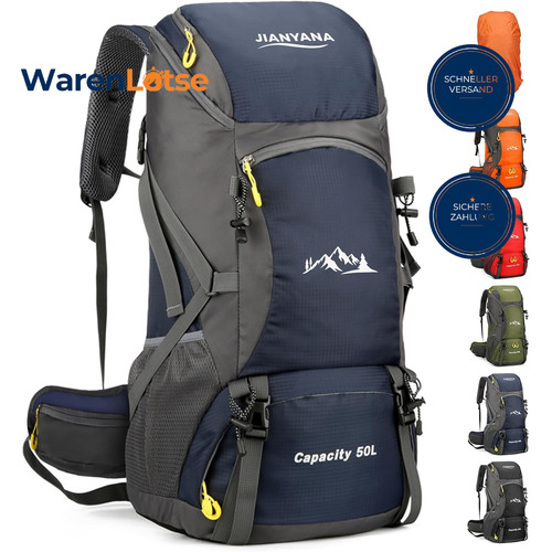 Wanderrucksack 50l wasserdicht - 50l,