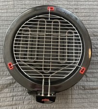 Elektrogrill Tischgrill Petra BG10 2000 Watt Schwarz  Rund