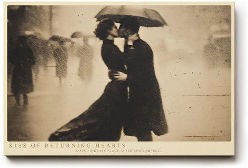 Sinus art wandbild kiss - kiss, of