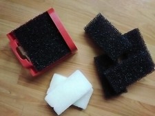 Fluval  Ersatzfilter für 106,107, 10x Filterschwamm  Außenfilter+ Filterhalter