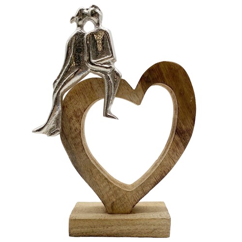 Holz aufsteller herz love - herz,