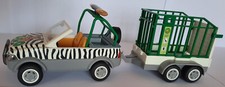 Playmobil Sammlung Set 4855 Jeep mit Anhänger Zoo Safari