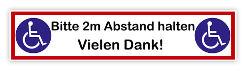 Aufkleber rollstuhl behindert - aufkleber,