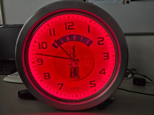 80er jahre coca cola neonuhr - 80er,