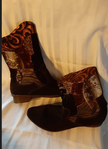 Think damenstiefel braun mit - think,