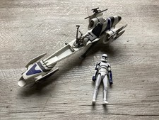 STAR WARS TCW CLONE TROOPER AND BARC SPEEDER THE CLONE WARS Raumschiff / Figur