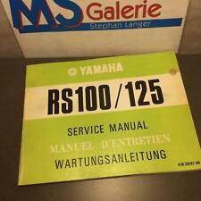 Yamaha RS 100 125 Werkstatthandbuch Handbuch Reparaturanleitung Manual A5241