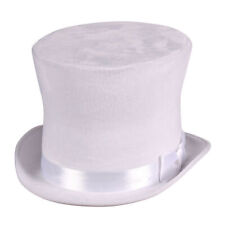 Hut Zylinder Flair Deluxe, weiß, Samtzylinder