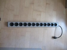 12 fach Steckdosenleiste 70er oder 80er Jahre, 16 A, 250 Volt Nr. 527