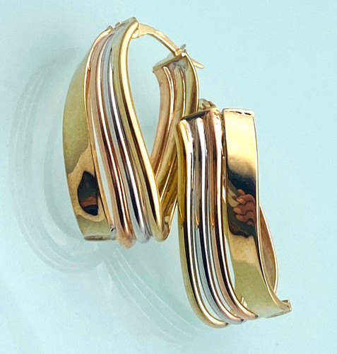 Creolen 750 gelbgold - mm,