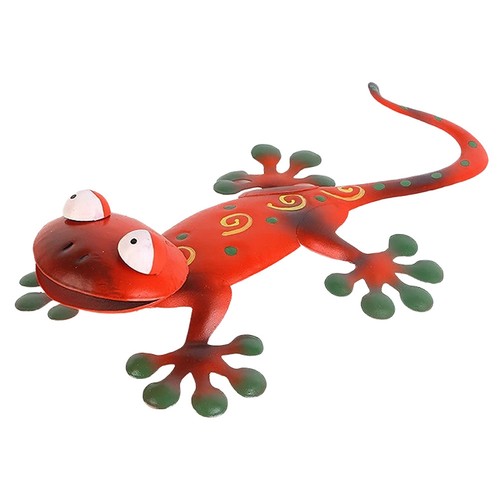 Metall-gecko-dekorationen