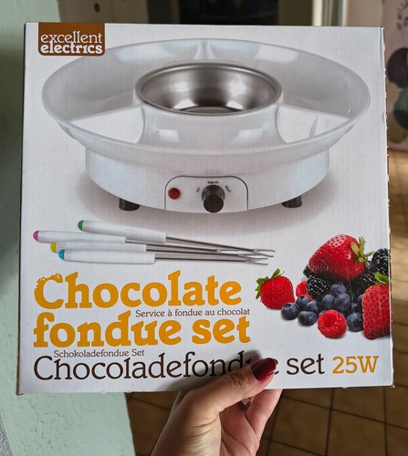 Schokoladen fondue elektrisch - schokoladen,