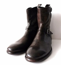 Original Belstaff Barkmaster Echtleder Boots Stiefel Gr.45 Braun Neu&Ungetragen
