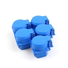 ABL Sursum Einbausteckdose 250V /16A Blau (5Stk.) NOV