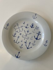 Ahoi Marie Teller Groß 23cm Hamburg Maritim Anker