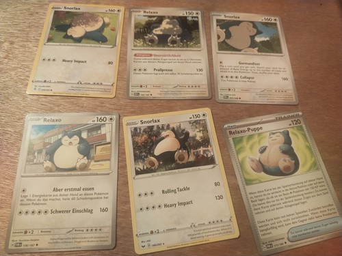 Stück div snorlax relaxo - snorlax,