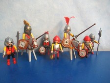 7 Rote Drachen Ritter Figuren